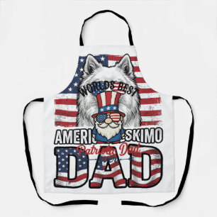 Patriotic Dad Gnome Vintage Vector Shirt Design_1 Apron