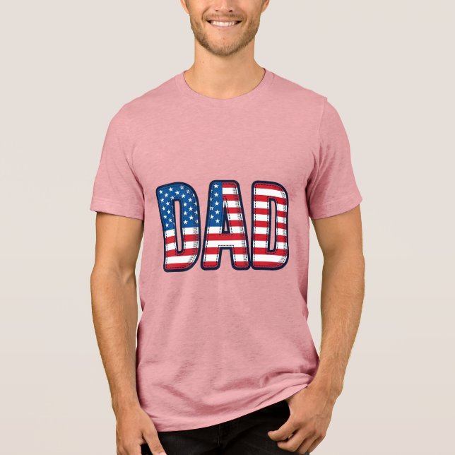 Patriotic DAD Vector Shirt Design_1 (Front)