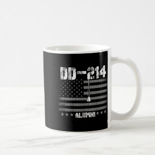 Patriotic Dd-214 Alumni Military Veteran Long Slee Coffee Mug