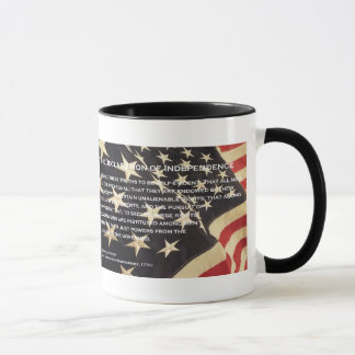 Patriotic "Declaration of Independence" Coffee Mug