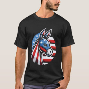 Patriotic Democratic Donkey T-Shirt