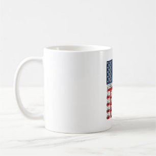 Patriotic Dentist Tooth Flag Coffee Mug