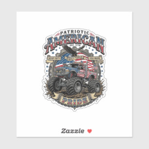 Patriotic Diesel Beast Freedom Monster Truck Heavy