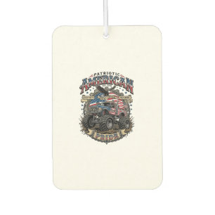 Patriotic Diesel Beast Freedom Monster Truck Heavy Car Air Freshener