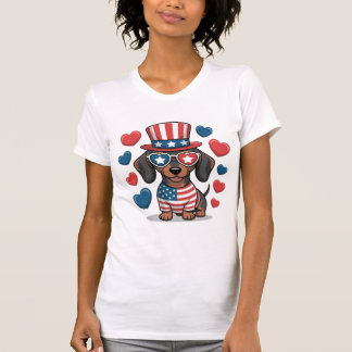 Patriotic Dog Lover USA Shirt