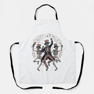 Patriotic Dog Party Like It’s 1776 Vintage  Apron