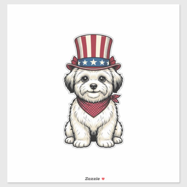 Patriotic Dog Vintage Engraving Vector Design_1 (Sheet)