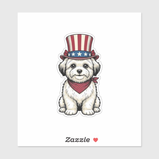 Patriotic Dog Vintage Engraving Vector Design_1 (Sheet)