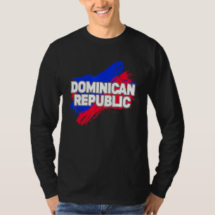 Patriotic Dominicana Pride Vintage Dominican Repub T-Shirt