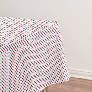 Patriotic Dots Cotton Tablecloth