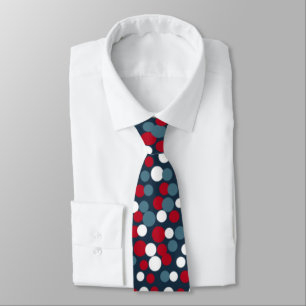 Patriotic Dots Tie