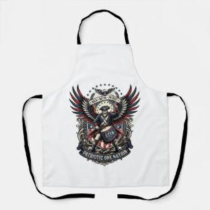 Patriotic Drummer Of Liberty Music Rock Metal Patr Apron