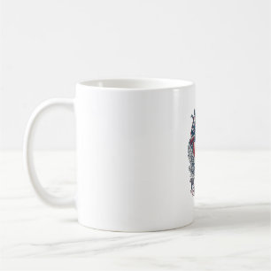 Patriotic Duck Hunter Dog Vector Graphic Tee_1 Coffee Mug