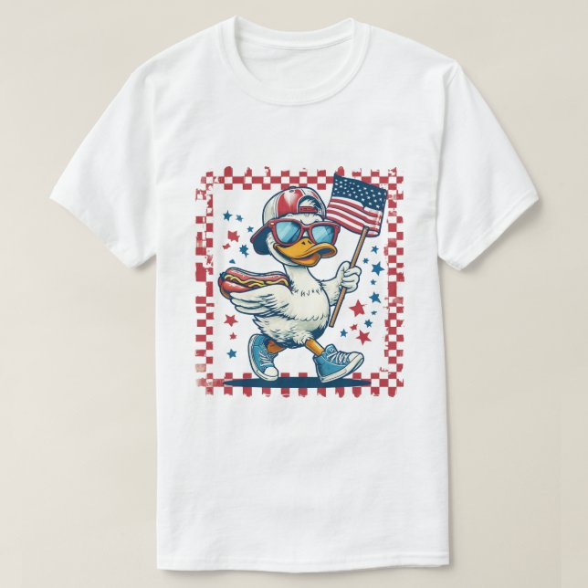 Patriotic Duck T-Shirt (Design Front)