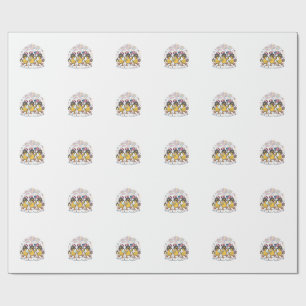 Patriotic Duck Trio Vintage 4th of July Shirt Desi Wrapping Paper