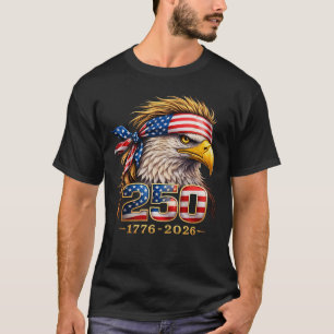 Patriotic Eagle 250 American Graphic T-Shirt