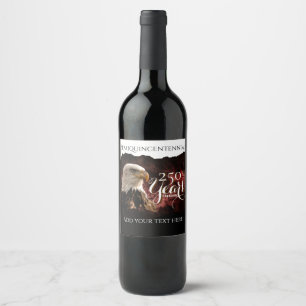 Patriotic Eagle 250 Years Beverage Label