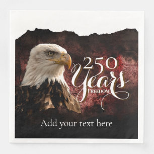 Patriotic Eagle 250 Years Paper Napkin