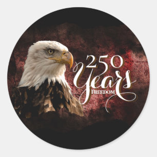 Patriotic Eagle 250 Years Sticker