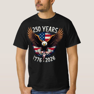 Patriotic Eagle 250th Anniversary 1776-2026 T-Shirt