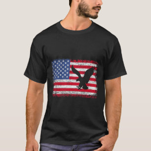 Patriotic Eagle 4th Of July Usa American Flag 2 T-Shirt