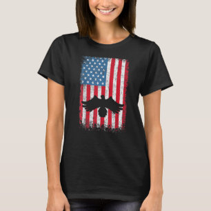 Patriotic Eagle 4th Of July Usa American Flag T-Shirt