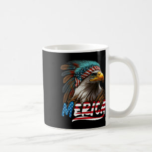 Patriotic Eagle American Flag 4th Of July Merica 2 Coffee Mug