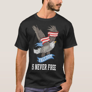Patriotic Eagle American Flag 4th Of July Usa Men T-Shirt
