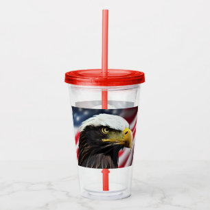 Patriotic/Eagle/American/USA Acrylic Tumbler