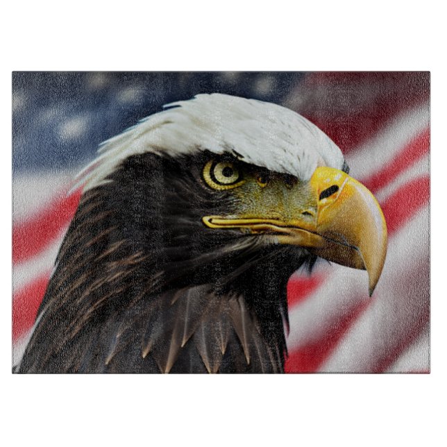Patriotic/Eagle/American/USA  Cutting Board (Front)