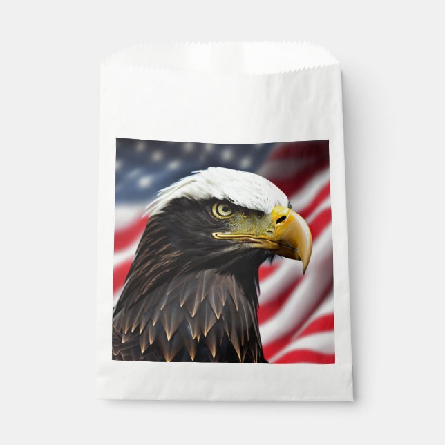 Patriotic/Eagle/American/USA  Favour Bag (Front)