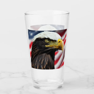 Patriotic/Eagle/American/USA Glass