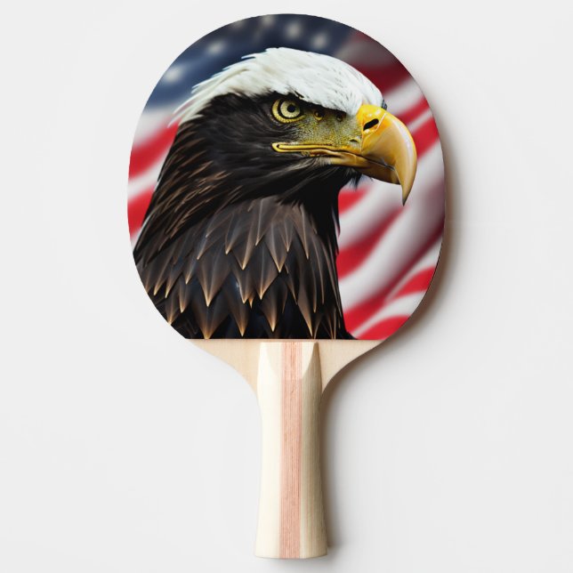 Patriotic/Eagle/American/USA  Ping Pong Paddle (Front)