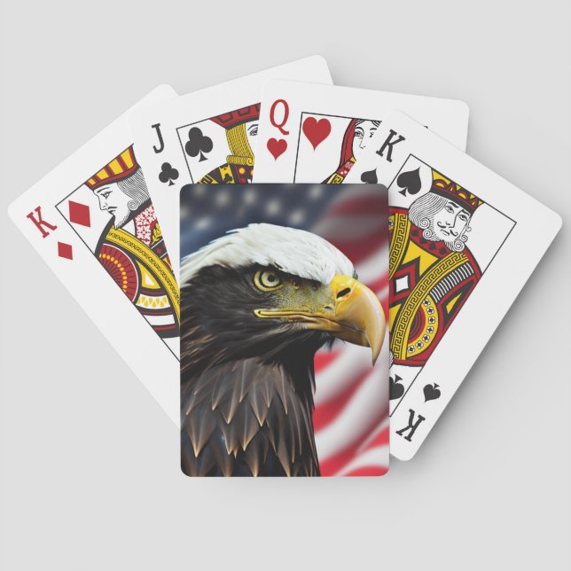 Patriotic/Eagle/American/USA  Playing Cards (Back)
