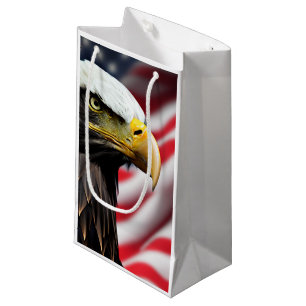 Patriotic/Eagle/American/USA Small Gift Bag