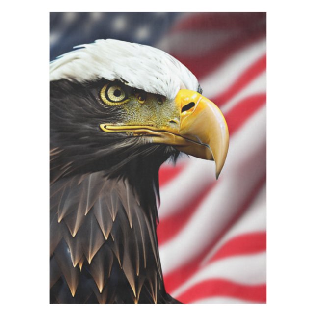 Patriotic/Eagle/American/USA  Tablecloth (Front)