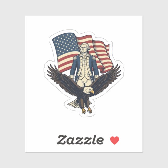 Patriotic Eagle and Colonial General Vintage Vecto (Sheet)