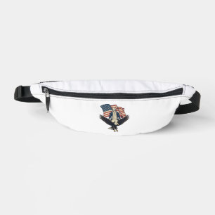 Patriotic Eagle and Colonial General Vintage Vecto Bum Bags