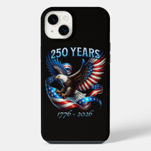 Patriotic Eagle and Flag 250 Years 1776-2026 iPhone 14 Plus Case