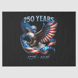 Patriotic Eagle and Flag 250 Years 1776-2026 Tissue Paper