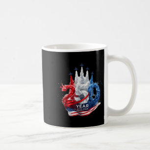 Patriotic Eagle and Flag 250 Years American 4th of Coffee Mug