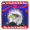 Patriotic Eagle And Stars Stickers