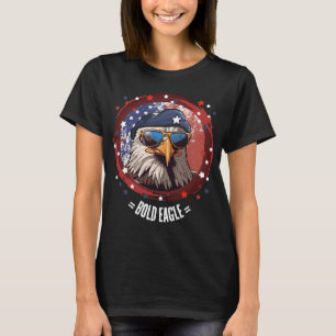 Patriotic Eagle Beret Denim Jacket T-Shirt