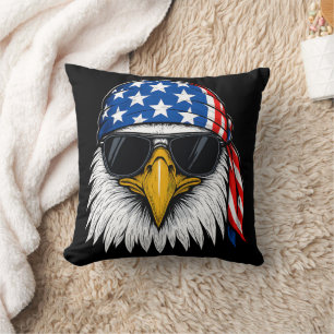 Patriotic Eagle Cushion