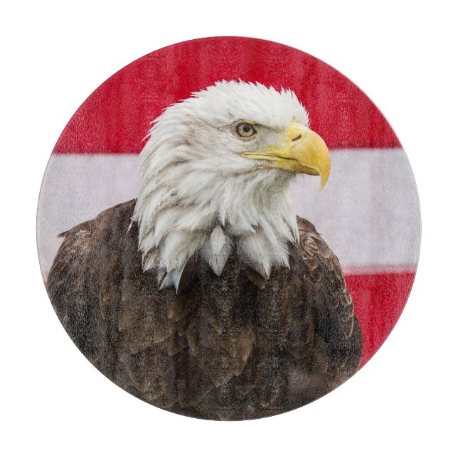 Patriotic Eagle Cutting Board (Front)