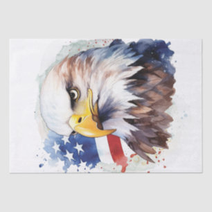 Patriotic Eagle Flag Tissue Paper