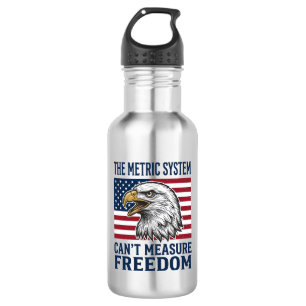 Patriotic Eagle Freedom Quote Vintage Vector Shirt 532 Ml Water Bottle
