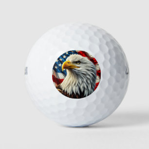 Patriotic Eagle Golf Balls