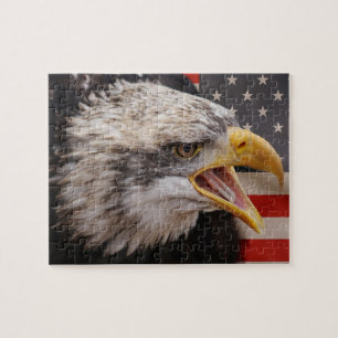 Patriotic Eagle Image Puzzle