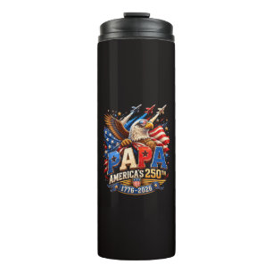 Patriotic Eagle Jets America 250th Thermal Tumbler